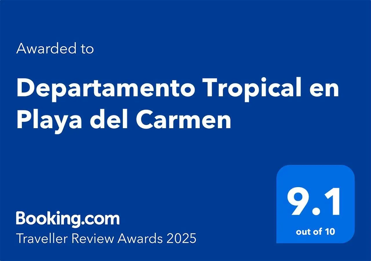 Departamento Tropical En Playa Del Carmen Apartment